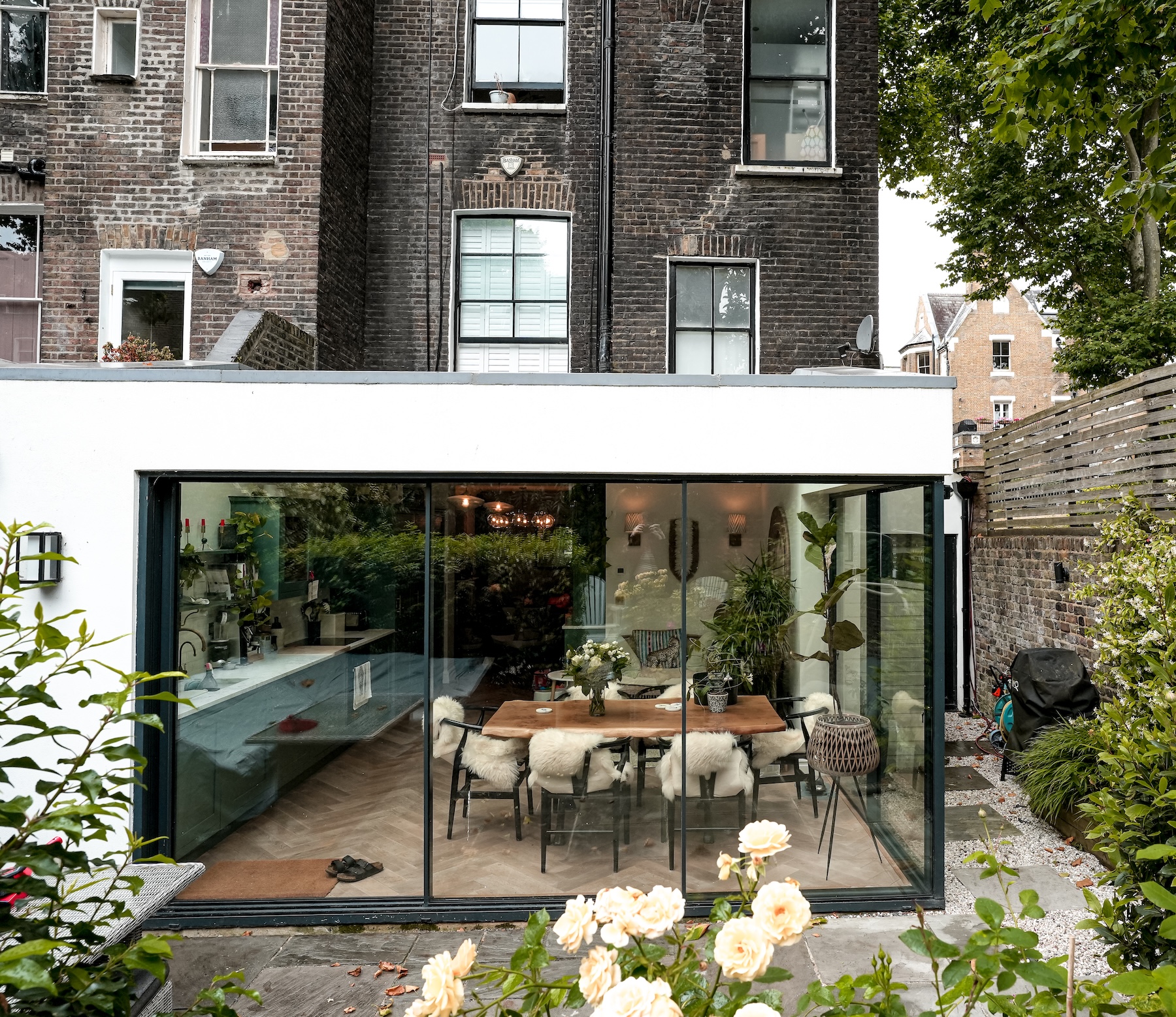 Most expensive part of house renovation rear extension kitchen and dining space in a London home