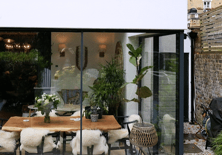 House extensions Kensington glass rear extension exterior Victorian terrace