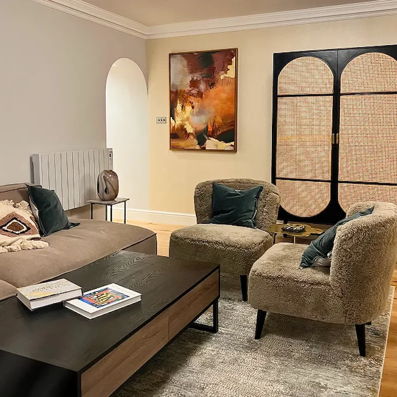 Elegant Kensington bedroom renovated by builders in Kensington