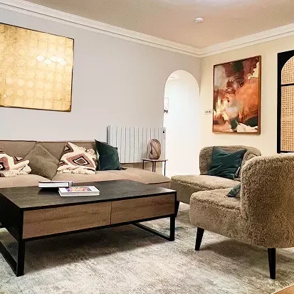 Renovation project in Kensington showcasing luxury refurbishment and tailored interiors.