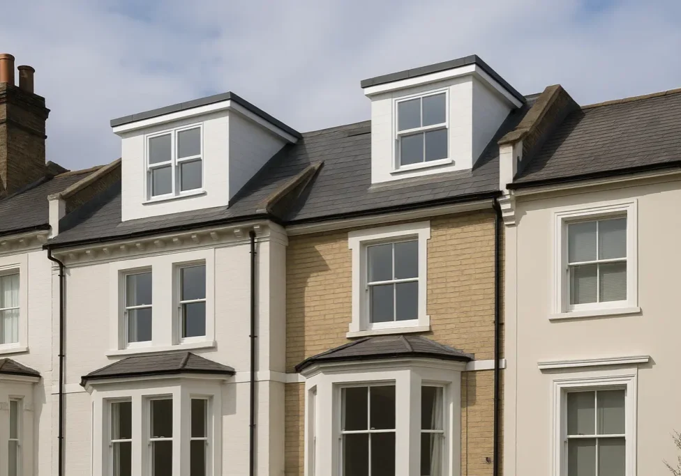 L-shaped loft conversion on a Victorian terrace in Notting Hill, London.